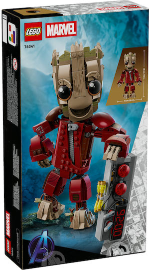 LEGO Marvel Ravager Jumpsuit Groot pentru 10+ Ani 604 Piese