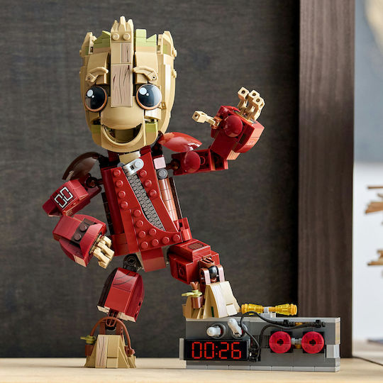 LEGO Marvel Ravager Jumpsuit Groot pentru 10+ Ani 604 Piese