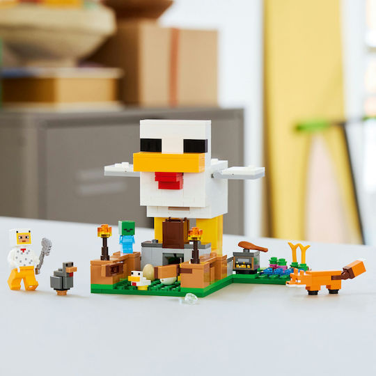 LEGO Minecraft Chicken Farm for Ages 7+ 233 Pieces