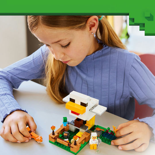 LEGO Minecraft Chicken Farm for Ages 7+ 233 Pieces
