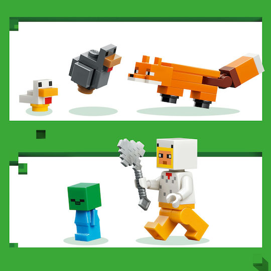LEGO Minecraft Chicken Farm for Ages 7+ 233 Pieces