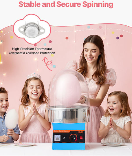 Vevor Candy Floss Maker 33.8cm Blue