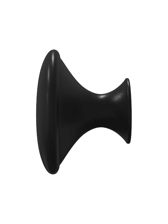 vidaXL Antique Handle Furniture made of Metallic Black D30mm 864706 1pcs