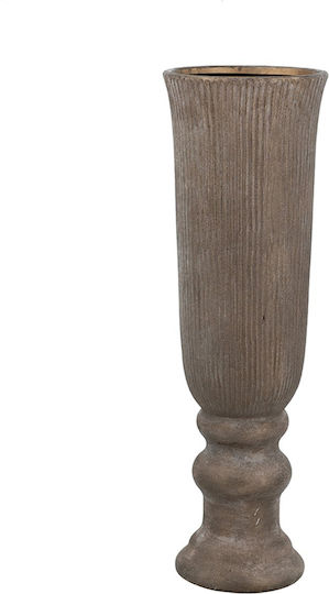 Artekko Βάζο Πήλινο Candia Καφέ Φ17.5xΥ56.5cm Artekko Βάζο Πήλινο Candia Καφέ Φ17.5xΥ56.5cm