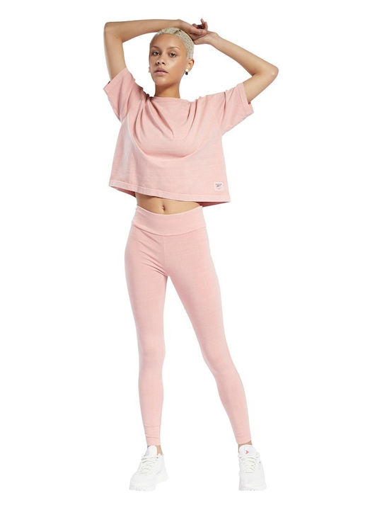 Classics Natural Dye Women's Athletic Crop T-shirt Frost Berry
