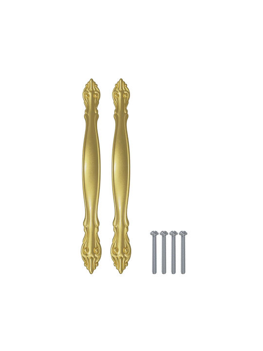 vidaXL Handle Furniture made of Metallic Gold 864719 2pcs