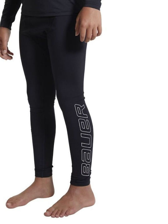Bauer Herren Sportleggings Kompression Lang Schwarz