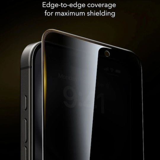 ESR Privatsphäre Gehärtetes Glas 3Stück Schwarz (iPhone 17 Pro Max / iPhone 17 Pro / iPhone 16 Pro Max)