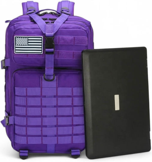 Playful Bags Military Backpack Backpack Purple 45lt
