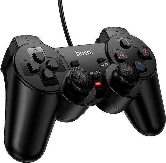 Hoco Fast Link GA3 Ενσύρματο Gamepad για PC Μαύρο