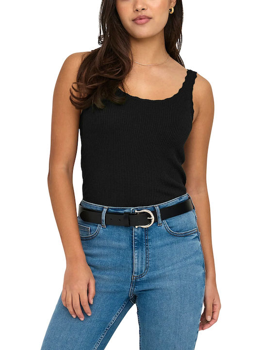 Gemma Bluza Damă Fără Mâneci Neagră