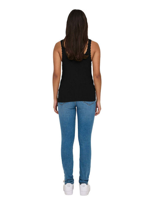 Gemma Bluza Damă Fără Mâneci Neagră