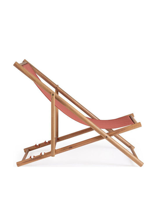 Outdoor Chair Wooden Danubio Terracotta