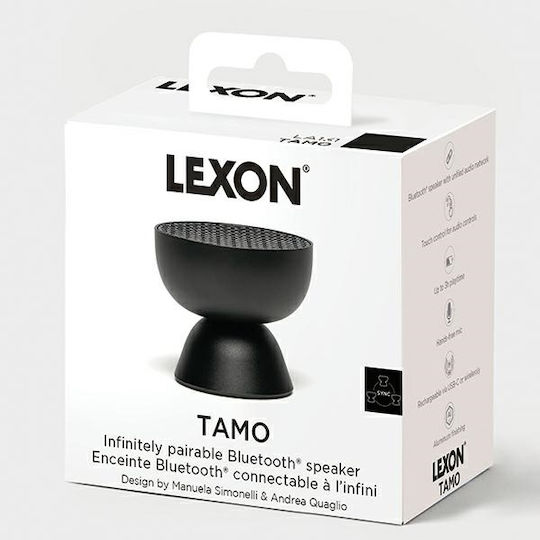Lexon Tamo Bluetooth-Lautsprecher mit Akkulaufzeit bis zu 6 Stunden Rot