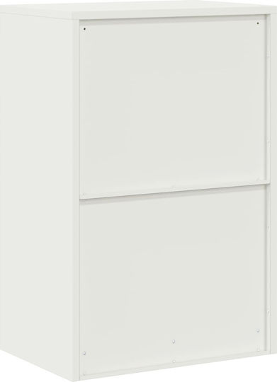 Ντουλάπι Γραφείου Μεταλλικό Λευκό 60x40x90cm