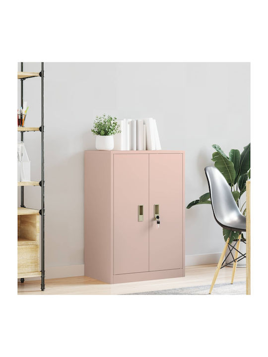 Cabinet de Birou Metalic Pink 60x40x90cm