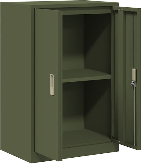 Ντουλάπι Γραφείου Μεταλλικό Πράσινη 60x40x90cm