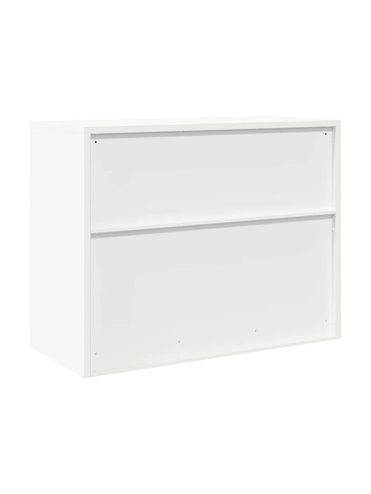 Kabinett Büro White 90x40x70cm