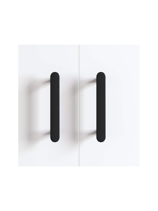 vidaXL Knob Furniture made of Metallic Black 864729 1pcs