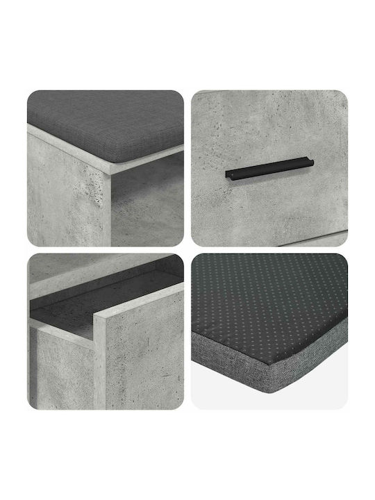 Eingangsmöbel mit Bank Gray 100x38x46cm