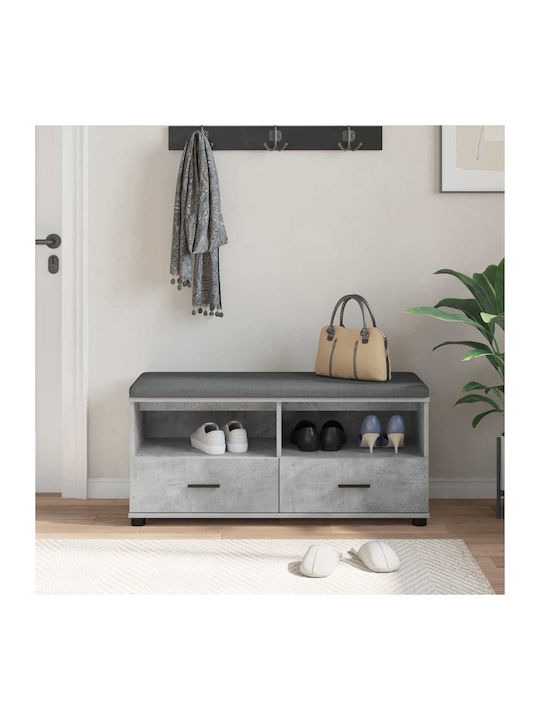 Eingangsmöbel mit Bank Gray 100x38x46cm
