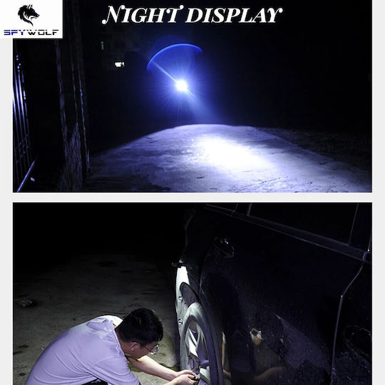 Rechargeable Work Light with Extension Cord LED with Brightness up to 2900lm Lens