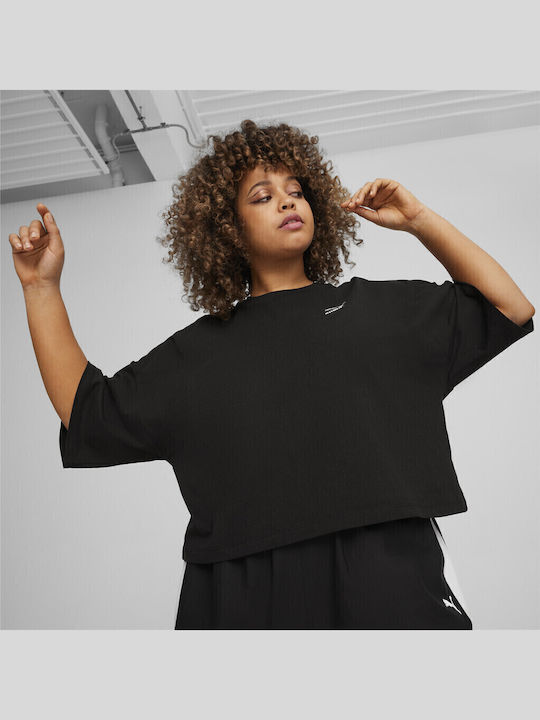 Better Classics Women's Athletic Oversized T-shirt Black