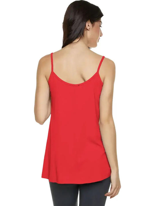 Damen Bluse mit Trägern Coral