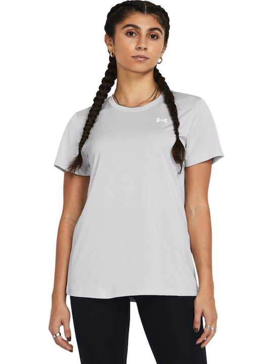 Damen Sport Bluse Kurzärmelig Gray