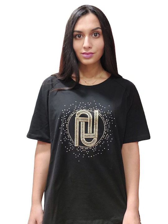 Liu Jo T-Shirt Μαύρο