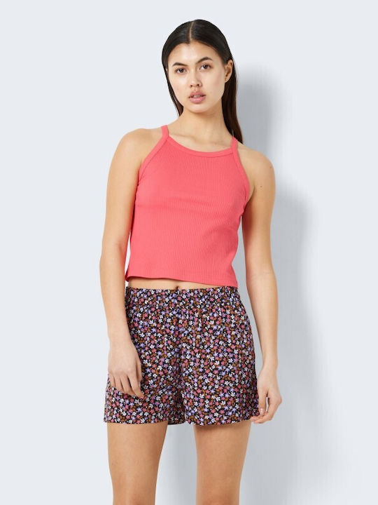 27020104 Damen Bluse Baumwolle Ärmellos Sun Kissed Coral