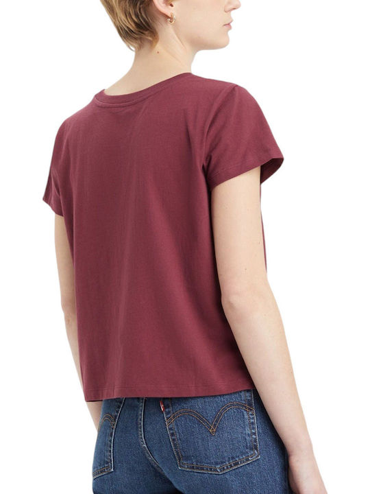 Levi's Graphic Boxy T-Shirt Bordeaux
