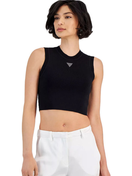 Women's Summer Blouse Sleeveless Black