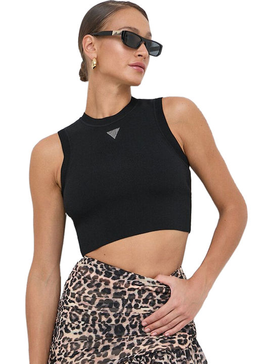 Women's Summer Blouse Sleeveless Black