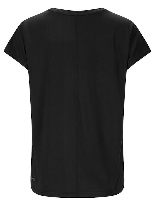 Damen Sportlich T-Shirt Black.
