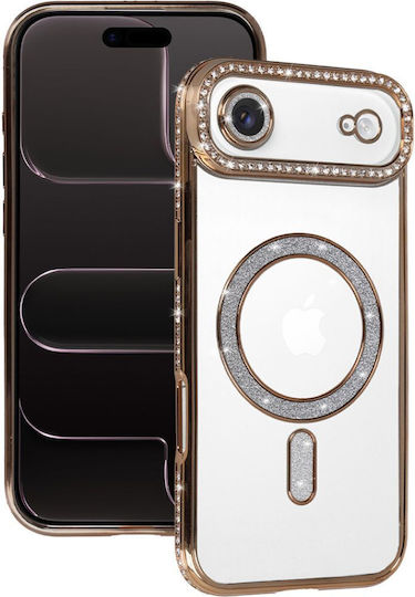Back Cover Σιλικόνης / Tempered Glass Χρυσό (iPhone Air)