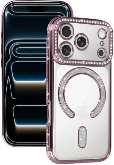 Back Cover Σιλικόνης / Tempered Glass Ροζ (iPhone 17 Pro)