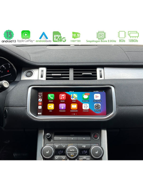 Bizzar Car Audio System for Land Rover Range Rover Evoque 2011-2015 (Bluetooth/USB/AUX/WiFi/GPS/Apple-Carplay/Android-Auto/CD) with Touch Screen 10.25"