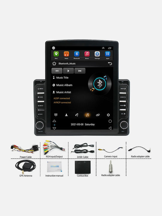 Auto-Audiosysteme Bluetooth USB Eingebautes Wi-Fi GPS Apple CarPlay Android Auto mit Touchscreen 9.7"