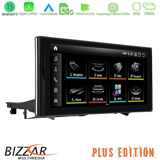 Bizzar Ηχοσύστημα Αυτοκινήτου για Audi A1 2010-2018 (Bluetooth/USB/AUX/WiFi/GPS/Apple-Carplay/Android-Auto/CD) με Οθόνη Αφής 10.25"