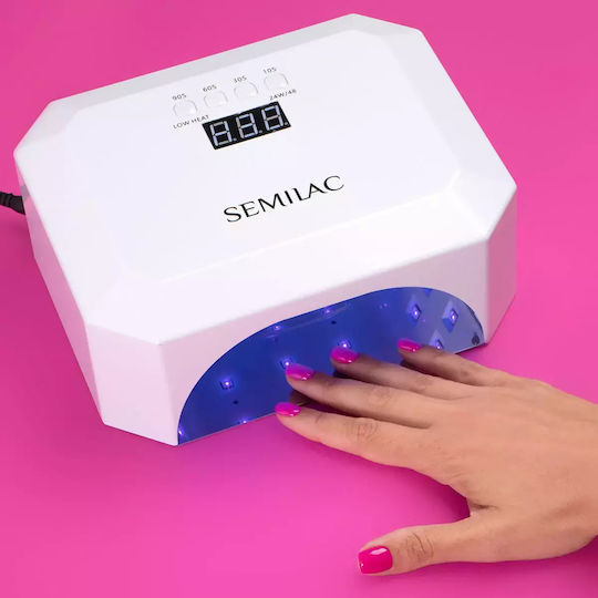 Semilac Nail Polish Curing Lamp UV / LED 48W White