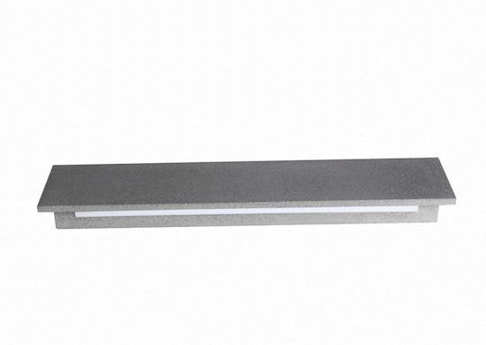 Aca Стенен Външен Плафон LED IP65 12W с Топло бяло Светлина