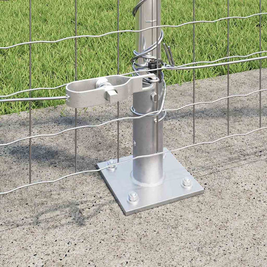 vidaXL Draht für Gartenzaun aus Stahl 3.2x3.2cm 52Stück Silver