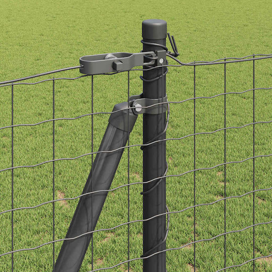 vidaXL Garden Fencing Material 52pcs Gray