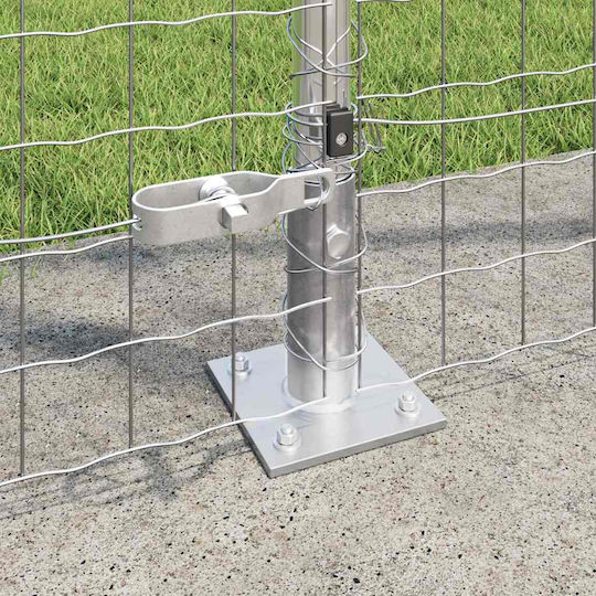 vidaXL Garden Fencing Material 26pcs Silver