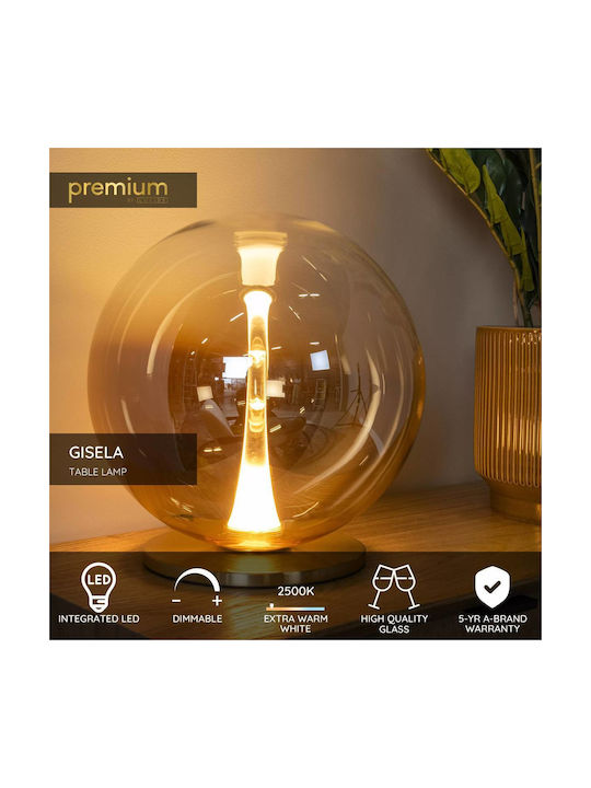 Lucide Lightning Διακοσμητικό Φωτιστικό Gisela LED Θερμό Λευκό 2500K 30x30εκ.