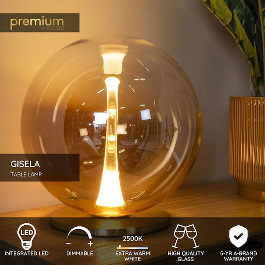 Lucide Lightning Gisela Декоративна Лампа Кехлибарен