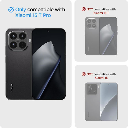 Spigen Umschlag Rückseite Silikon 2mm Schwarz (Xiaomi 15T Pro)