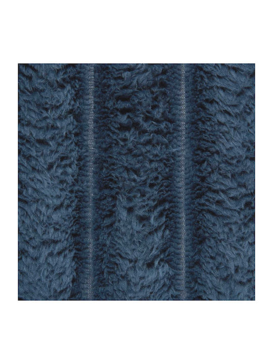 vidaXL Ριχτάρι Πολυθρόνας Fleece 200x150εκ. Σκούρο Μπλε 42016882