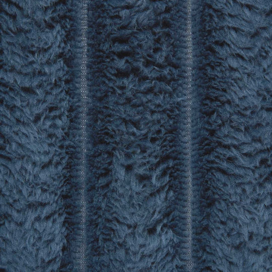 vidaXL Ριχτάρι Πολυθρόνας Fleece 200x150εκ. Σκούρο Μπλε